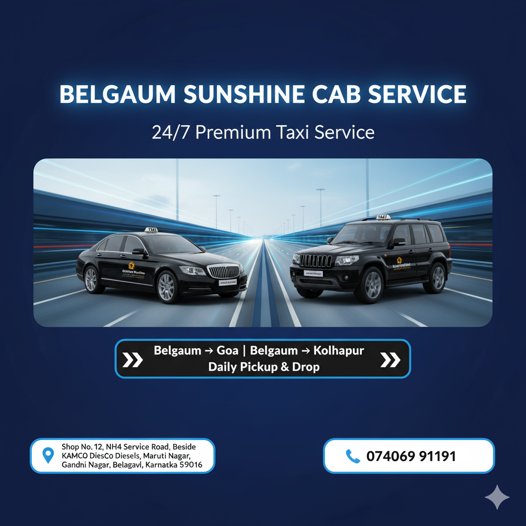 Belgaum to Kolhapur Cab Service – Quick Ride, Comfortable Journey