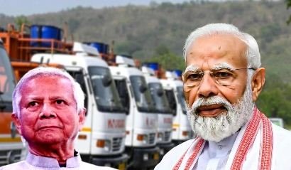 बांग्लादेशी गैस टैंकर्स का घेराव