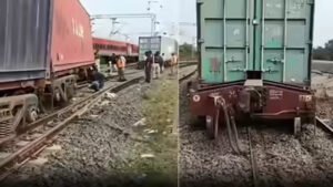 पटरी टूटने से हुआ हादसा, दो हिस्सों में बंटी मालगाड़ी; रेलवे की विशेषज्ञों की टीम रवाना