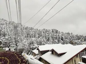 भारी बर्फबारी ने सफेद चादर से ढंक दिया हिमाचल प्रदेश को