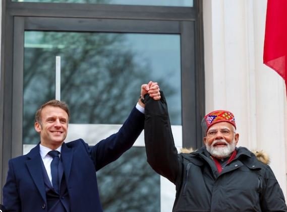 नरेंद्र मोदी ने ‘प्यारे दोस्त’ कहकर किया इमैनुएल मैक्रों का स्वागत